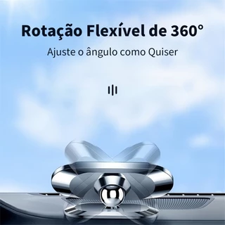H'maston CJ-51 Suporte Veicular Magnético Para Carro Celular Universal 360°