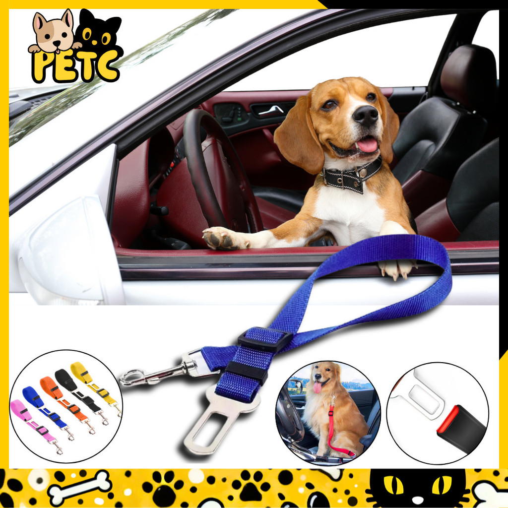 Cinto De Segurança Ajustável Para Cachorro E Gato - Proteção Para ...