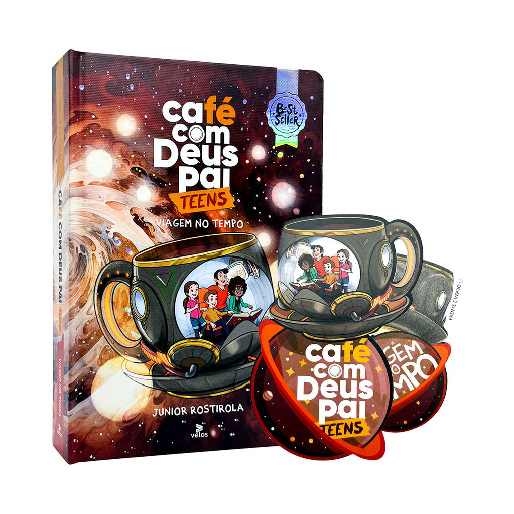 Café com Deus Pai Teens 2025 - Viagem no Tempo + Marca Página - Junior ...