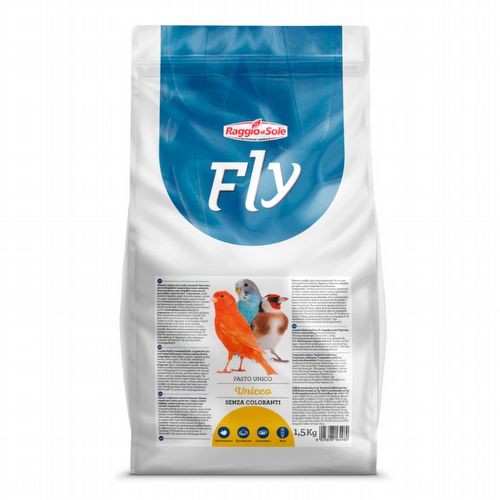 Único Fly - Farinhada Para Aves Granívoras de Pequeno e Médio Porte 1,5kg