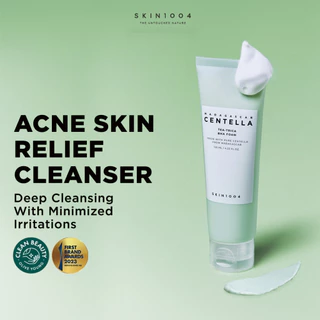 [SKIN1004] Espuma Madagascar Centella Tea-Trica BHA 125ml , Remoção De Acne E Limpeza Da Pele