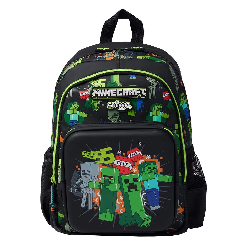 Austrália smiggle Minecraft Elementary School Mochila média para jardim ...