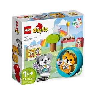Meu Primeiro Cachorrinho E Gatinho Com Sons 22 Peças 10977 - Lego Duplo