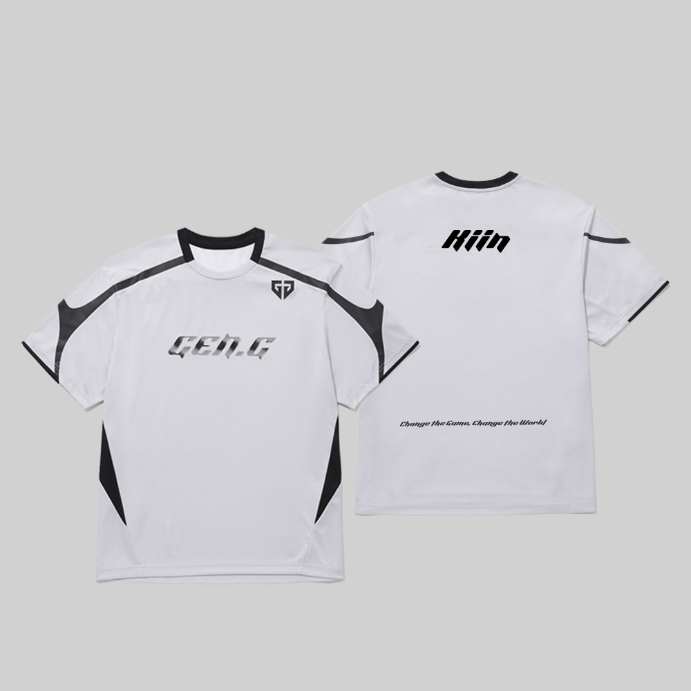 Esports Team Gen.G 2025 Novas Camisas LOL Uniformes De Treinamento