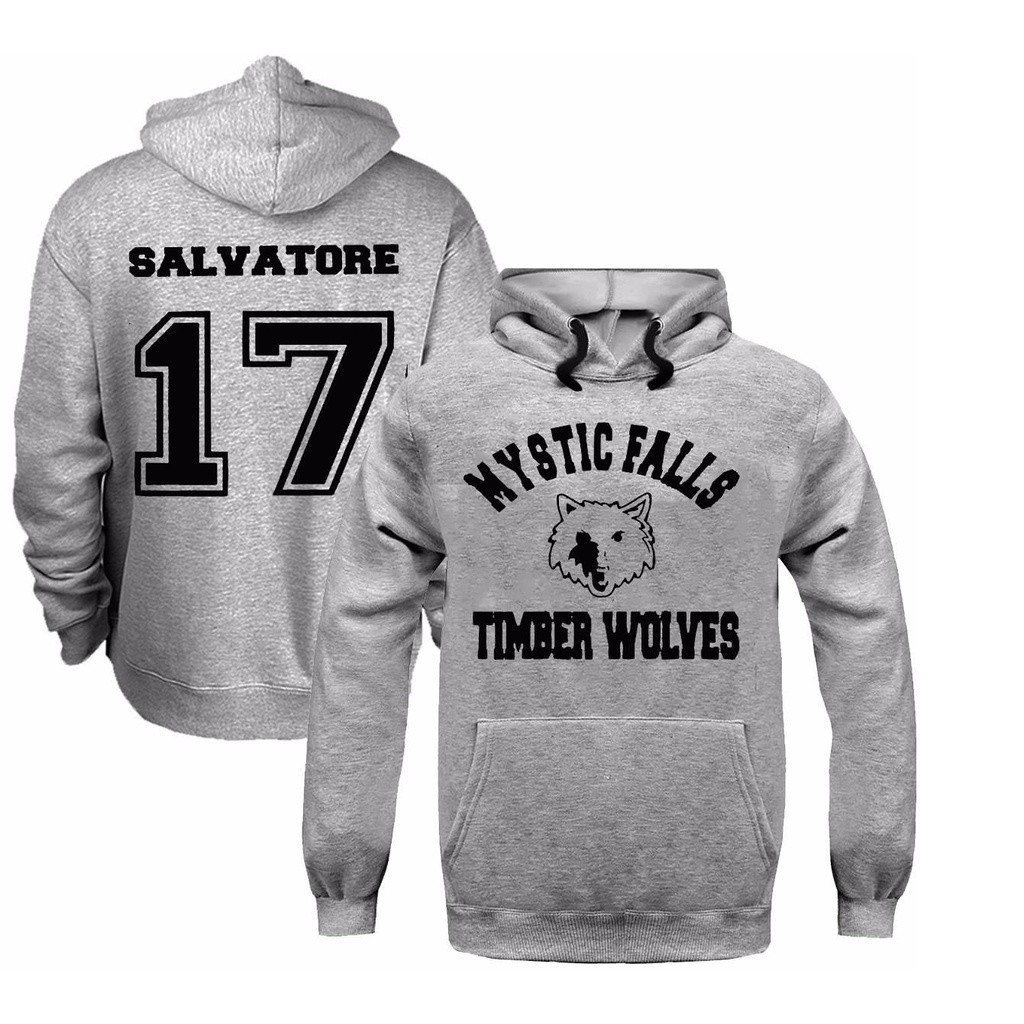 Blusa de Frio Moletom Casaco Canguru Serie The Vampire Diaries