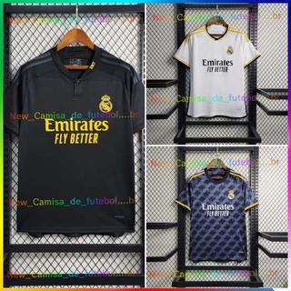 Camisa Masculina 23/24 Real Madrid Home Away Terceiro Futebol HMC Team