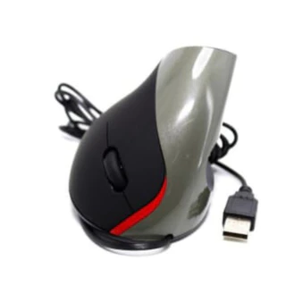 Mouse Gamer Vertical Ergonômico Led 6 Botões 5D Óptico Com Fio