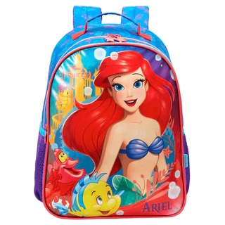 Mochila De Costas Escolar Infantil Personagens Disney Word em Oferta na Shopee