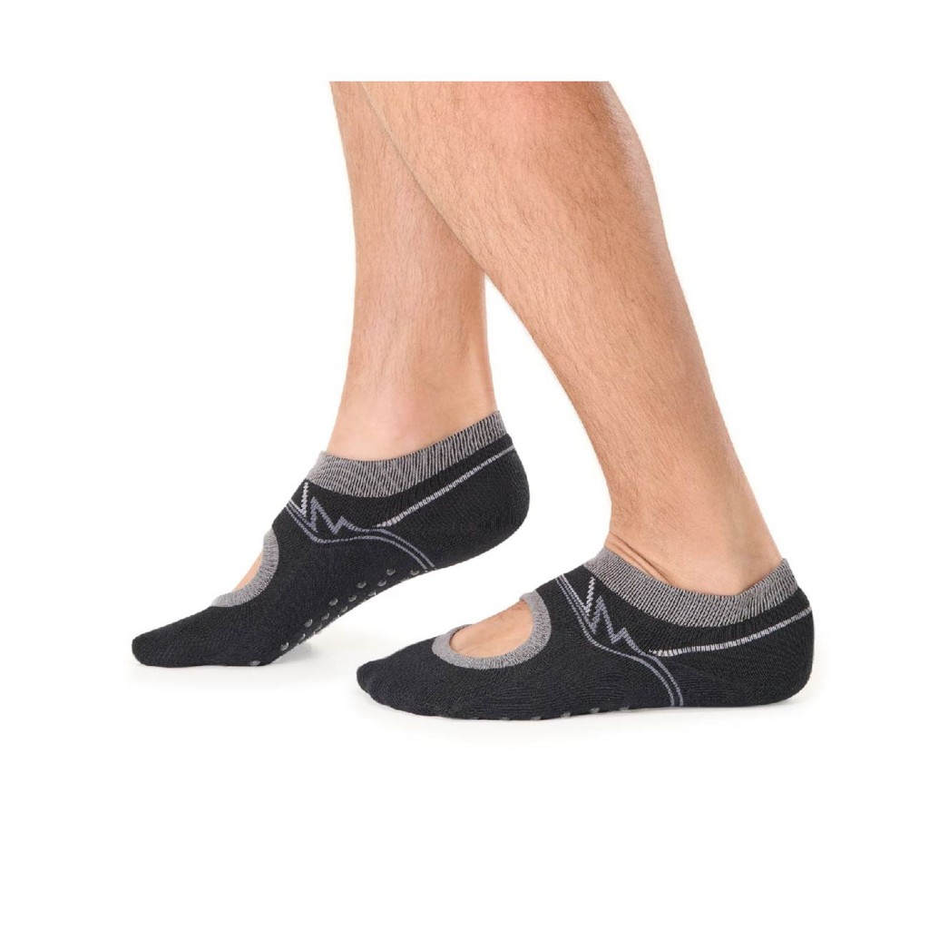 Meia Masculina Para Pilates Cia Da Meia Preto | Shopee Brasil