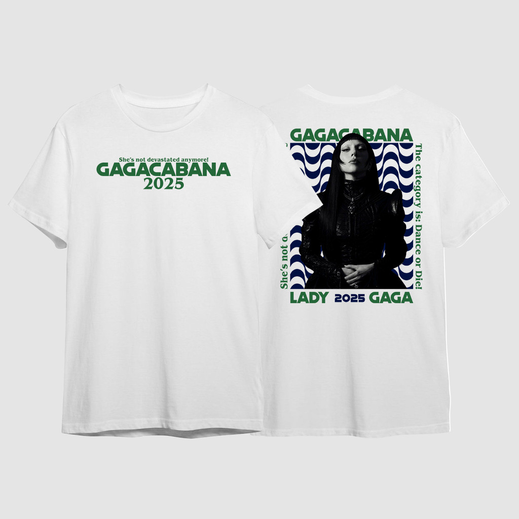 Camiseta Lady Gaga Gagacabana Mayhem Tour 2025 Coachella Brasil