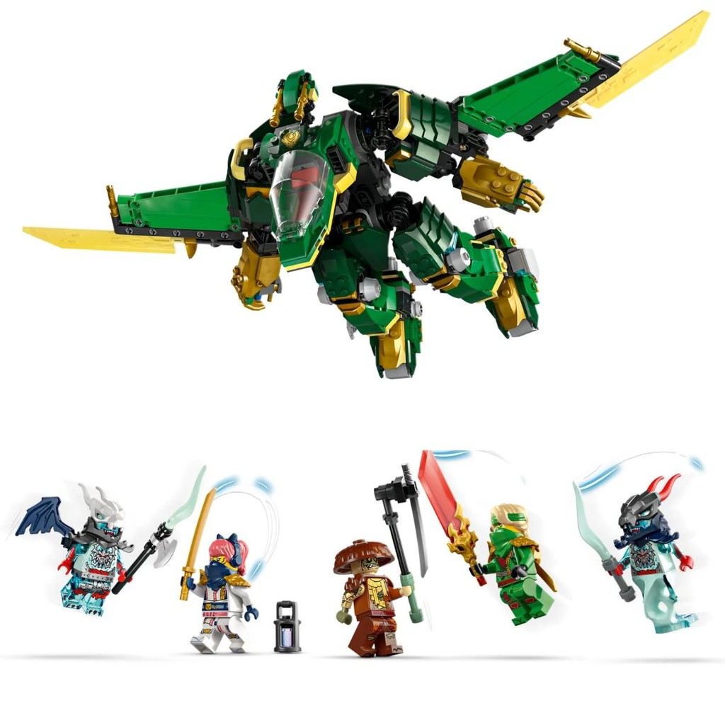 Lego Ninjago Jet Mech de Lloyd 1112 Peças - 71845 | Shopee Brasil