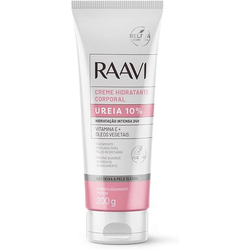 Imagem do produto Creme Hidratante de Uréia 10% RAAVI 200g