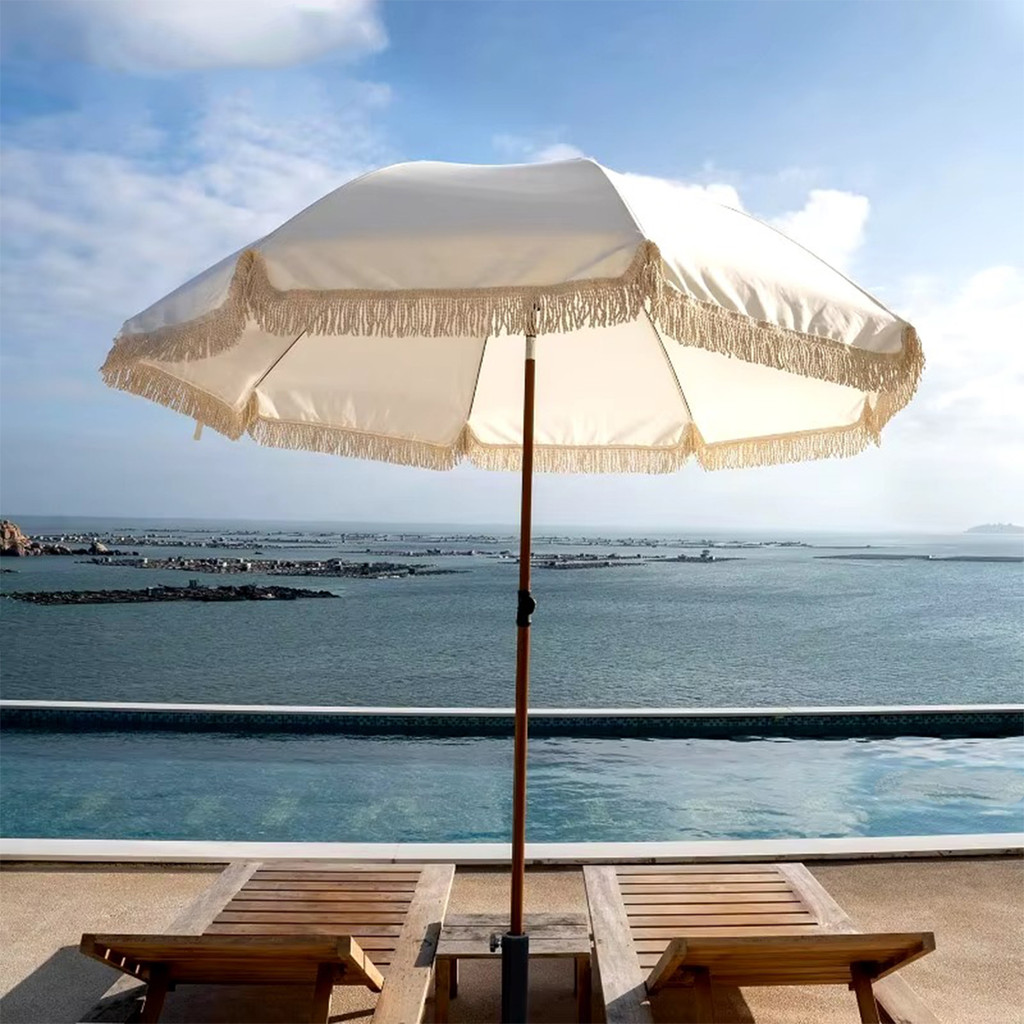 Guarda Sol Gigante 2,00 X 2,20 Ombrelone Para Praia Piscina