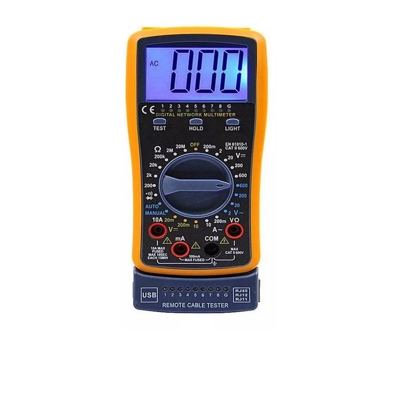 Multímetro Digital HY4300 com Testador de Cabo de Rede e USB - Melhora ...