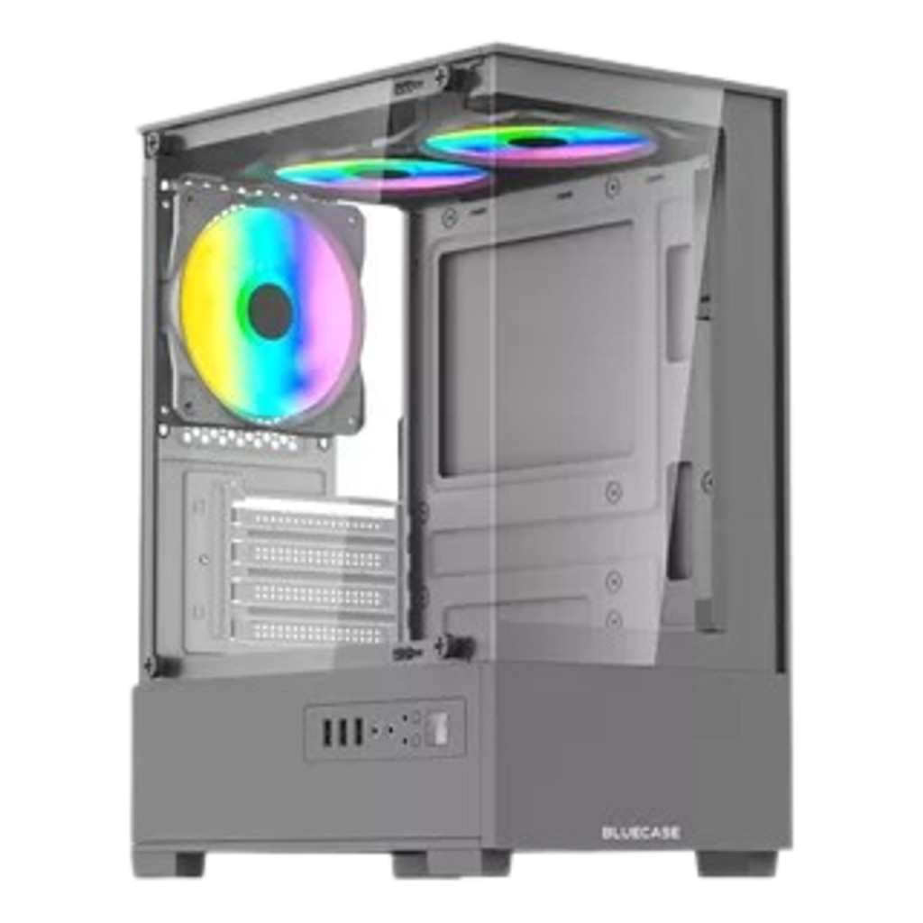 Gabinete Gamer BG-054 Hit Cinza s/ Fans - Bluecase
