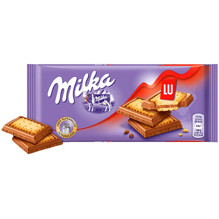 Chocolate Milka And Lu Milka 87g | Shopee Brasil