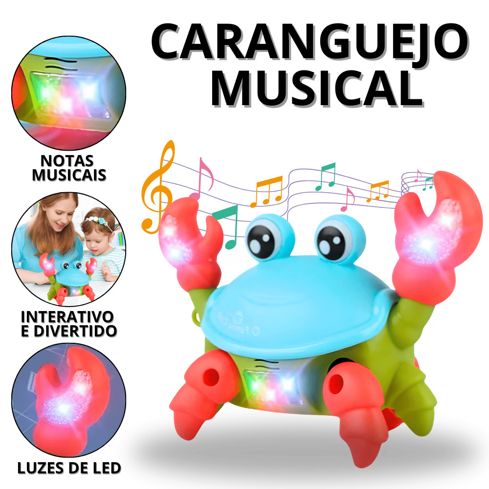 Caranguejo Brinquedo Fujão Siri Fujao Brinquedos Para Bebê Interativo  Crianças Infantil Carangueijo | Shopee Brasil