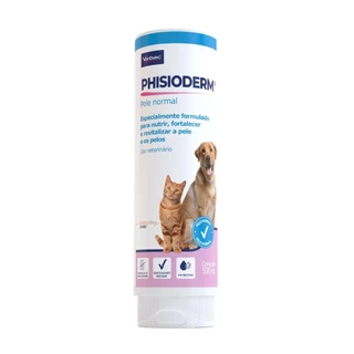 Shampoo Phisioderm Pele Normal 500 ML P/ Cães e Gatos Virbac em Oferta na Shopee