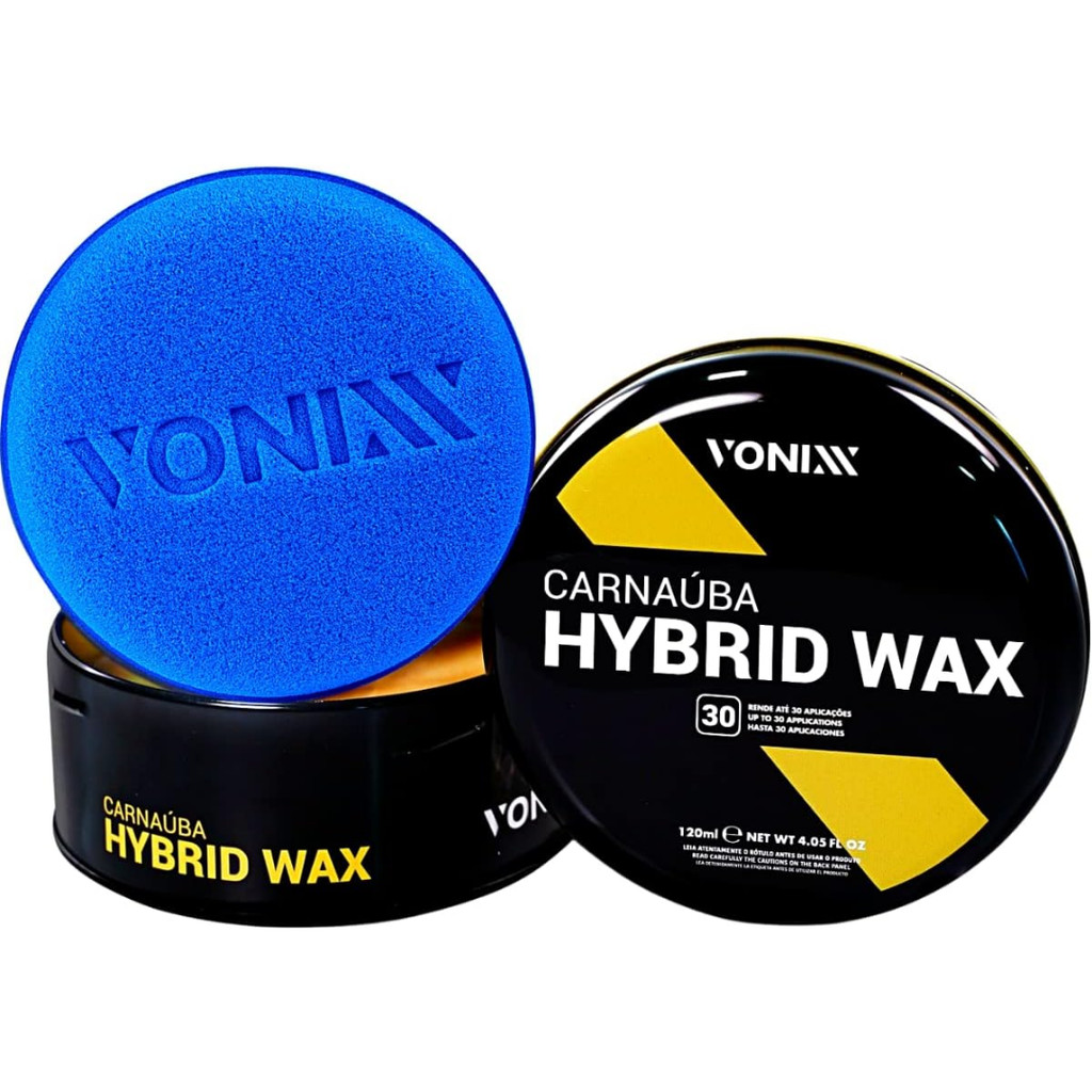 Cera Automotiva Carnauba Hybrid Wax Vonixx Super Protetora 120g