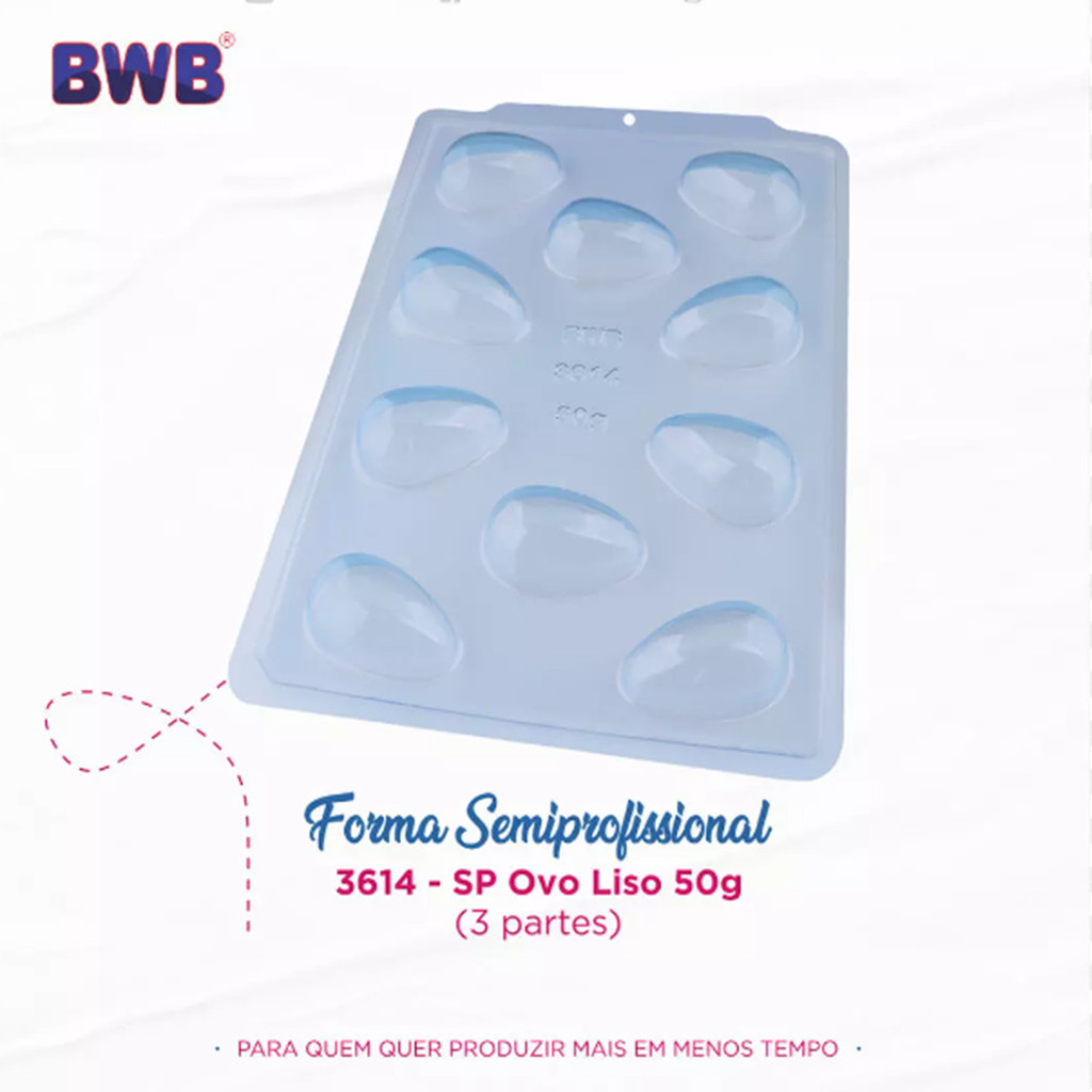 Forma Semi Profissional silicone Ovos De Páscoa 50g  3614 | Shopee Brasil
