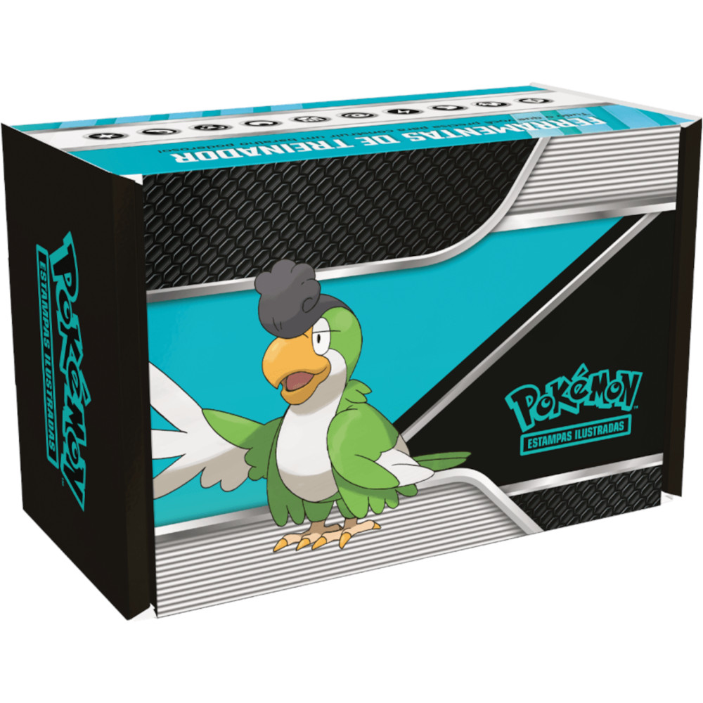 Box Pokémon Ferramentas de Treinador Avançado Squawkabily | Shopee Brasil
