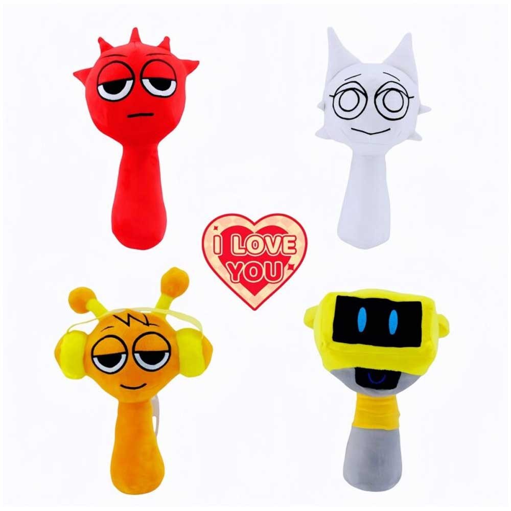 Sprunki Incredibox Plush Toy Sprunki Plushie Doll Sprunki Raddy Oren ...