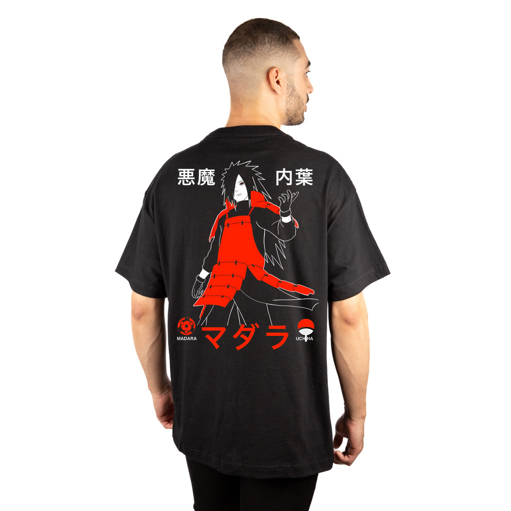 Camiseta Oversized UCHIHA MADARA Anime Naruto | Shopee Brasil