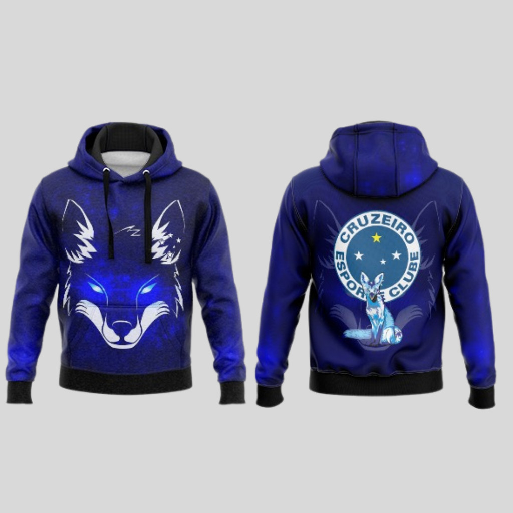 Moletom De Frio Raposa Time Agasalho Casaco blusa Futebol Mandrake Canguru Capuz
