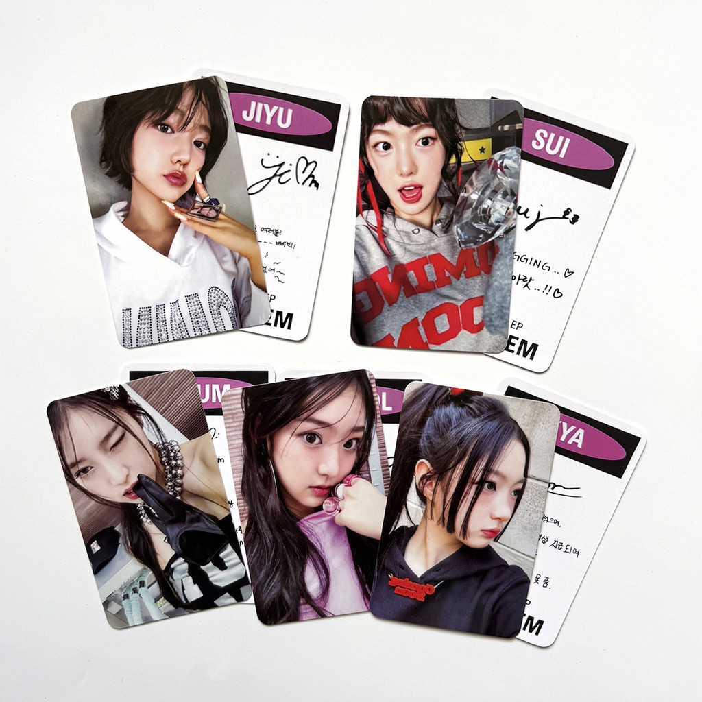 5pcs KIIIKIII UNCUT GEM Alumb Lomo Cards Eu Dome Escavando