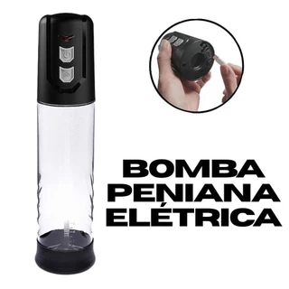 Bomba Elétrica Peniana Maior Sucção Forte Penis Sugador