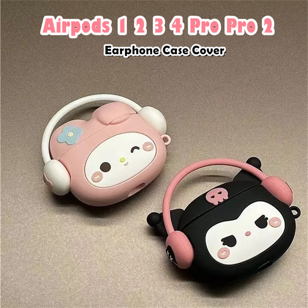 Capa De Fone De Ouvido Para Airpods 4 3 2 1 Pro 2 , Estilo Fofo De Desenho Animado Silicone Macio NO . 32