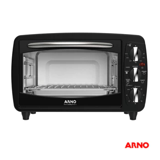 Forno Elétrico de Mesa Arno Airfry 5 em 1 Preto com Capacidade de 20 Litros - FOR2 220V