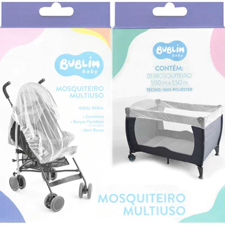 Mosquiteiro Universal C/ Elástico Mini Berço Carrinho Berço Cor Branco em Oferta na Shopee
