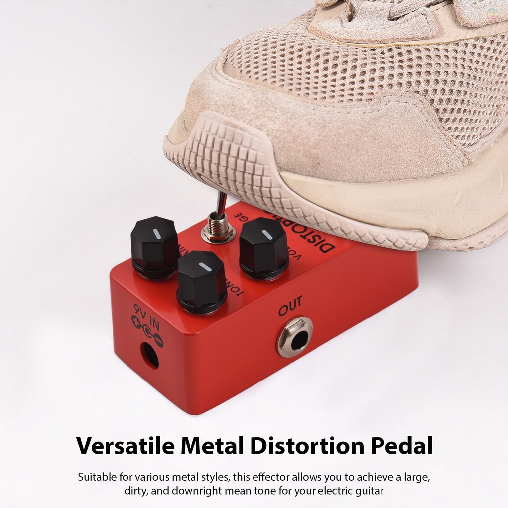 PHTO] ZORY Pedal De Efeitos De Distorção De Metal Para