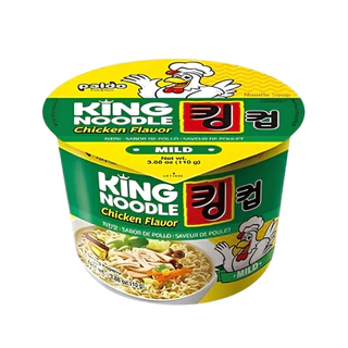 Macarrão Coreano Paldo King Noodle Chicken Sabor Frango Instantâneo - 110 gramas