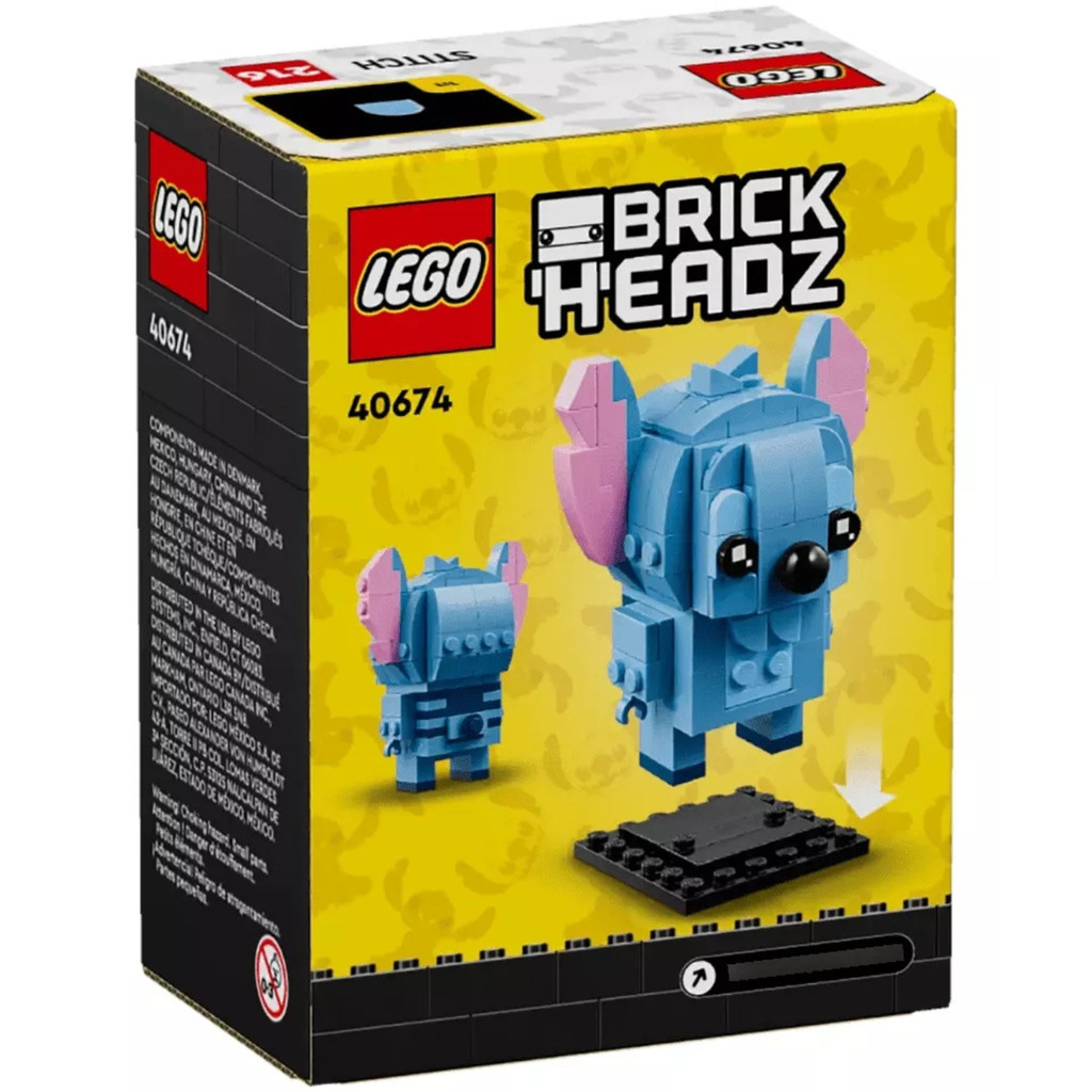 【レナード・リーチマン】 Lego 40674 Brickheadz Stitch Disney 152 Peças | Shopee Brasil