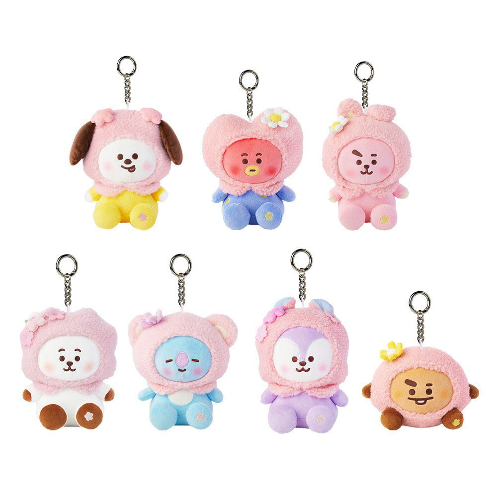 215 BT21 キーホルダー Kpop BTS BT21 Boneca De Pelúcia Primavera Flor De Cerejeira