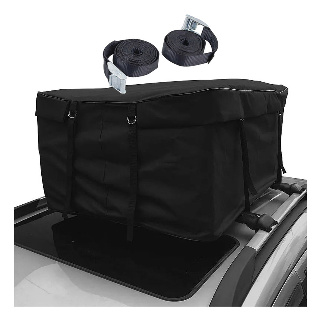 Bageiro Teto Maleiro C/ Cinta Dobrável 340 Lts Viagem Férias