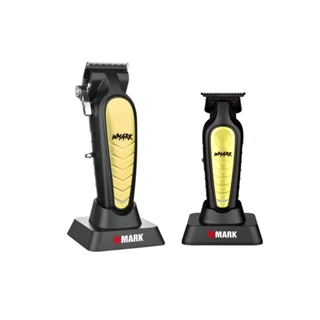 Maquina de Cortar Cabelo Profissional Wmark NG 138 + Acabamento NG 338