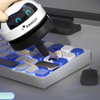 Mini Robô Aspirador Inteligente De Pó Para Limpeza De Teclados Mesas Cantos em Oferta na Shopee