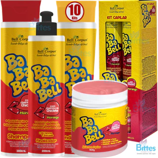 10 KIT MORANGO BELL CORPUS COSMÉTICOS HIDRATAÇÃO