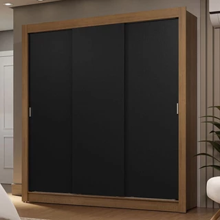 Guarda-Roupa Casal 3 Portas de Correr Sublime Madesa em Oferta na Shopee