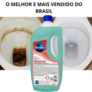 Limpador de Banheiro Substitue o Cloro Becker 750 ml Rende dez vezes mais