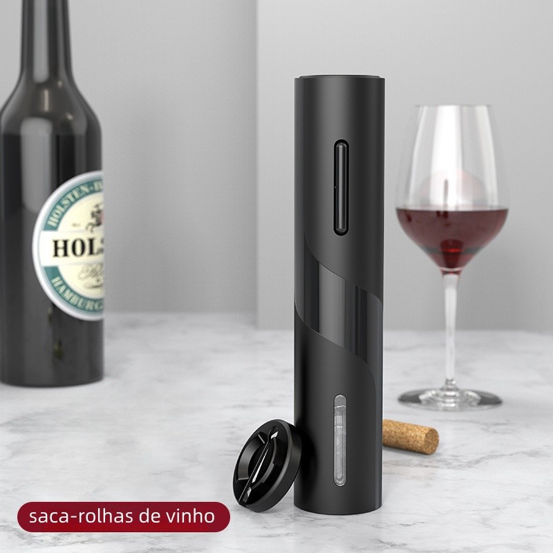 Saca Rolhas Abridor De Vinho Garrafa Automático Elétrico ES