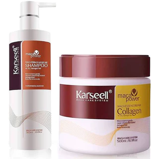Máscara karseell 500g + Shampoo Karseell 500g em Oferta na Shopee
