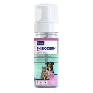 Phisioderm Banho Seco 150ml Pele e Pelos Cães e Gatos Virbac em Oferta na Shopee