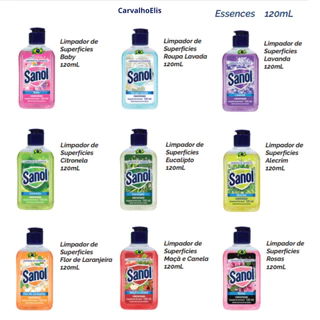 Limpador concentrado de superfícies 120 ml Sanol