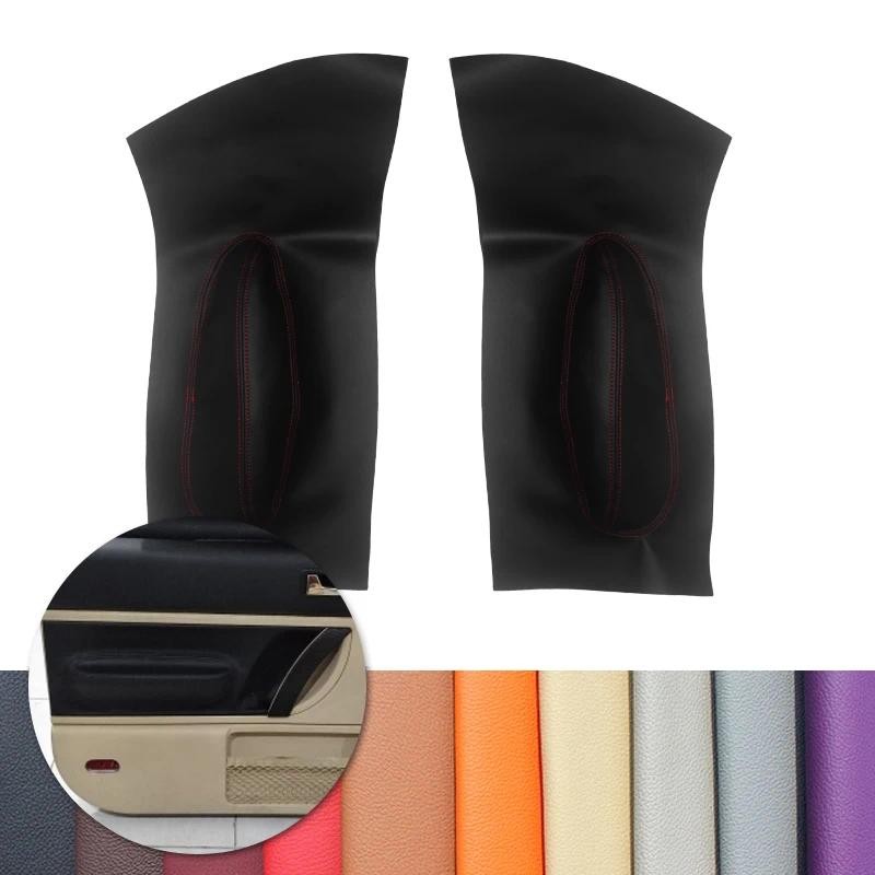 Para VW Beetle 1998 1999 2000 2001 2002-2010 Guarnição Interior Estilo Do Carro Microfibra Couro Porta Dianteira Braço P