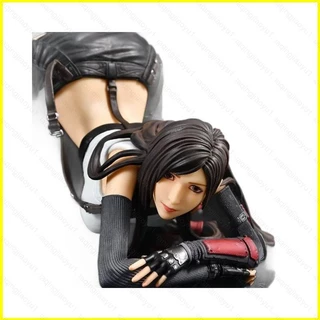 YB Final Fantasia VII Figura De Ação Tifa Lockhart Deitado No Estômago Linda Menina Modelo Bonecas Brinquedos Ornamento 