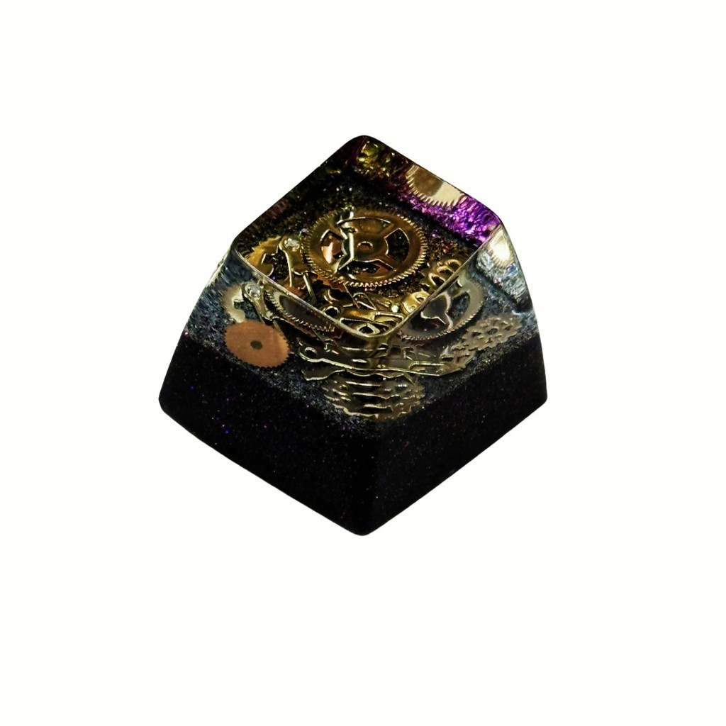 Keycap de Personalidade Única em Resina Metal SA Gear R1 Keycap Teclado ...